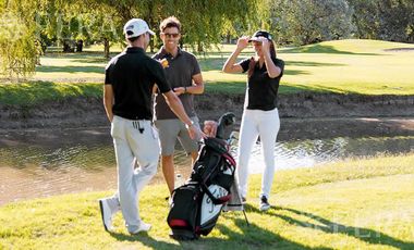 Venta de terreno con fondo a laguna en Haras del Sur IV - V