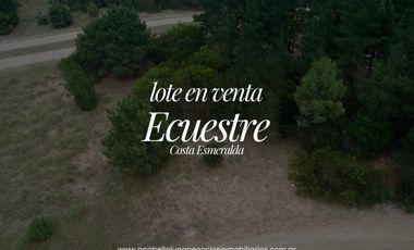 RETASADO!! LOTE EN COSTA ESMERALDA