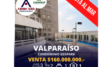 VALPARASO - DEPTO EDIFICIO GEOPARK - 3D 2B 1E 1B