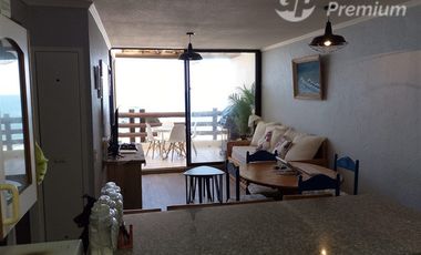 Departamento en Arriendo en Av Isidora Dubornais , primera línea, frente al mar, subida los lobos