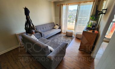 Departamento en venta en Cerro Alegre, 2 dormitorios y terraza