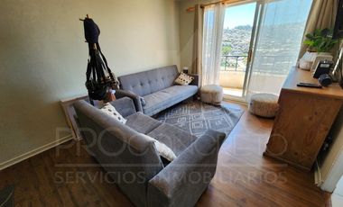 Departamento en venta en Cerro Alegre, 2 dormitorios y terraza