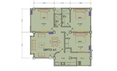 4 DEPARTAMENTOS EN VENTA CONDOMINIO PORTOZUL, SAHUAYO MICHOACAN