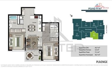 Departamento en Arriendo en COD39673 Avenida Los Pablos en el Portal de la Frontera