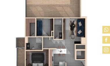 RENTA de depa nuevo en KANAT VALLE PONIENTE