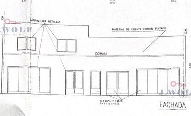 4 Locales + Casa + Deposito - Venta en  Bloque   475 m2