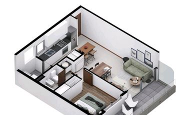 Departamento de un dormitorio en calle 43 entre 11 y 12 - La Plata Centro