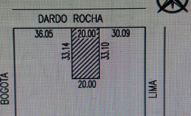 Terreno con proyecto de edificio para oficinas, doble frente, venta