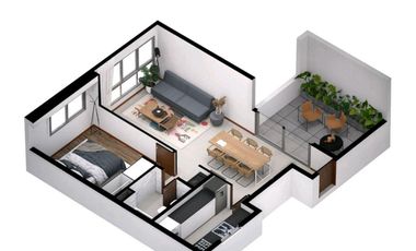 Departamento de un dormitorio a estrenar en  47 entre 17 y 18 - LA PLATA