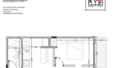 Departamento 2 ambientes en  venta en Ituzaingo