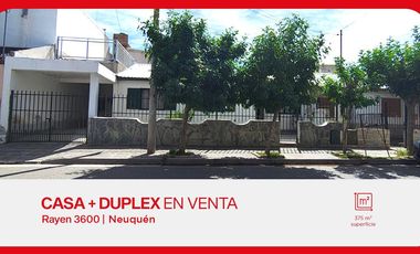 EN VENTA CASA 3 DORMITORIOS + DUPLEX | NEUQUEN.