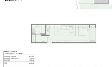 Oportunidad Palermo 2 ambientes 100% diseño con amenities