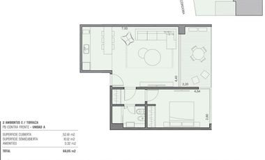 Oportunidad Palermo 2 ambientes 100% diseño con amenities