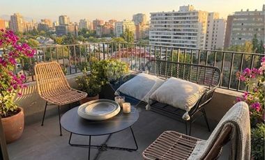 Arriendo ESPECTACULAR 2D+3B Amoblado Vitacura