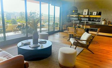 Arriendo ESPECTACULAR 2D+3B Amoblado Vitacura