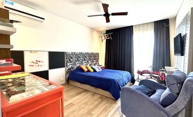 Casa a la laguna en Cabos del Lago, 4 suites y espectacular playroom estilo Hard Rock