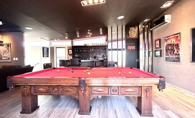 Casa a la laguna en Cabos del Lago, 4 suites y espectacular playroom estilo Hard Rock