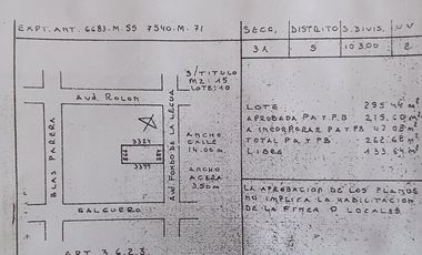 Excelente lote comercial apto varios usos