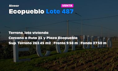 Lote en venta a 10 Minutos de Rosario