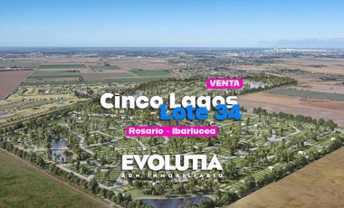 Terreno en Cinco Lagos Lote 34