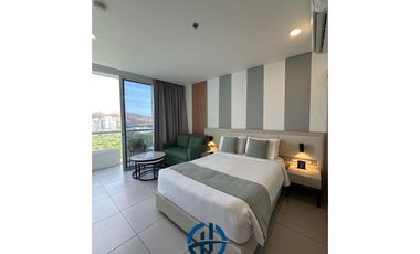 VENTA DE APARTASUITE AMOBLADO EN PORTO HORIZONTE CON RENTA TURSTICA