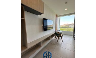 VENTA DE APARTASUITE AMOBLADO EN PORTO HORIZONTE CON RENTA TURSTICA