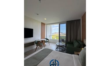 VENTA DE APARTASUITE AMOBLADO EN PORTO HORIZONTE CON RENTA TURSTICA