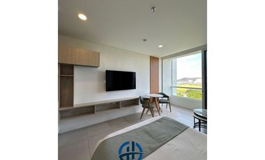 VENTA DE APARTASUITE AMOBLADO EN PORTO HORIZONTE CON RENTA TURSTICA