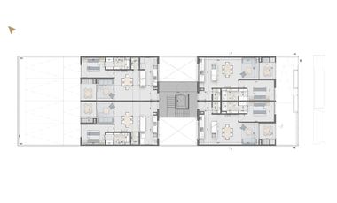 Departamento en Mart.-Santa Fe/Fleming