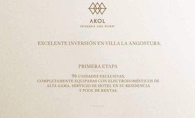 AKOL PATAGONIA LAKE RESORT - VILLA LA ANGOSTURA
