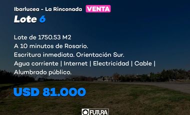 Terreno en  Ibarlucea sobre Colectora