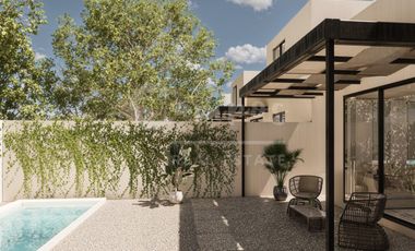 Casa de 4 recamaras en privada en Conkal en preventa diciembre 2027