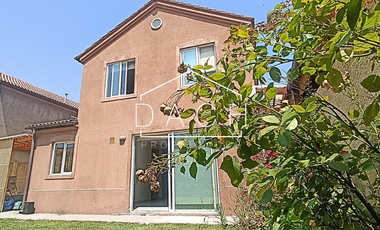 ARRIENDO EXCLUSIVO CÓMODA CASA CHICAUMA