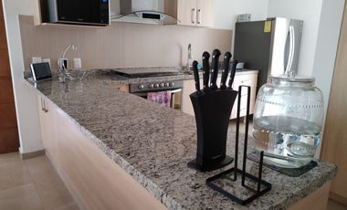 Departamento en planta baja amueblado y con jardin en Juriquilla