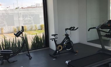 Departamento en planta baja amueblado y con jardin en Juriquilla