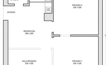 EXCELENTE OFICINA EN PRIMER PISO CON ESTACIONAMIENTO