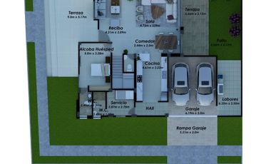Casas de lujo en La Castellana con doble garaje y opción de energía solar