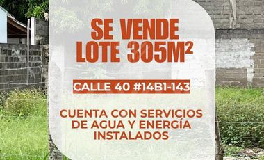 Oportunidad única: lote de 305 m² con ubicación privilegiada en el Barrio Brizalia, Montería.