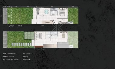 Proyecto Guadalupe House Montería: Casas Río, Cielo y Natura de dos pisos