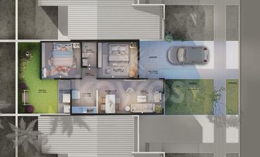 Proyecto Altos de la Arboleda en Montería: Casas desde 42 m², 2 habitaciones, 1 baño y terraza amplia