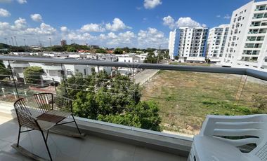 Apartamento de 3 habitaciones en La Castellana, Montería | Estudio, balcón en L