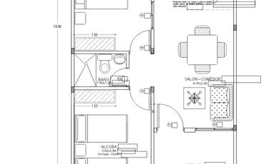 Vendo casas de un piso en sobre plano Urb. Vallejo Montería