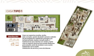 Picacho Hills, casa exclusiva en conjunto cerrado de Montería.