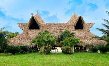 Finca campestre de lujo en Ciénaga de Oro: Área de 10,000 m², piscina privada y zona BBQ