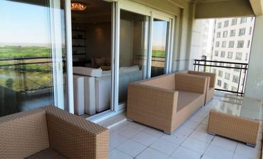 Alquiler 4 ambientes con dependencia. Amoblado. CHATEAU Puerto Madero. 2 cocheras.