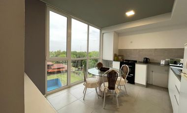 Amoblado. 2 ambientes. amenities  gimnasio y pileta.