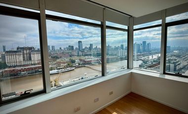 Departamento en Puerto Madero tres ambientes con excelente vista - Apto Crédito