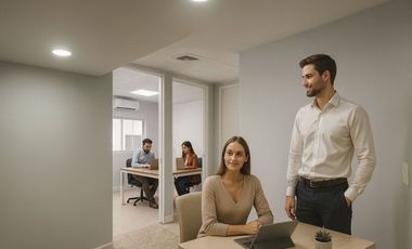 SE VENDE OFICINA 95M EN PH COMOSA OBARRIO CON DIVISION Y AIRE CENTRAL