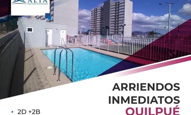 Departamento en Arriendo en Lago Las Torres/Troncal Sur/Quilpué 2D2B + E
