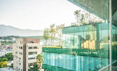 Oficina en renta de 827m2 en proyecto mixto zona Obispado - Monterrey
